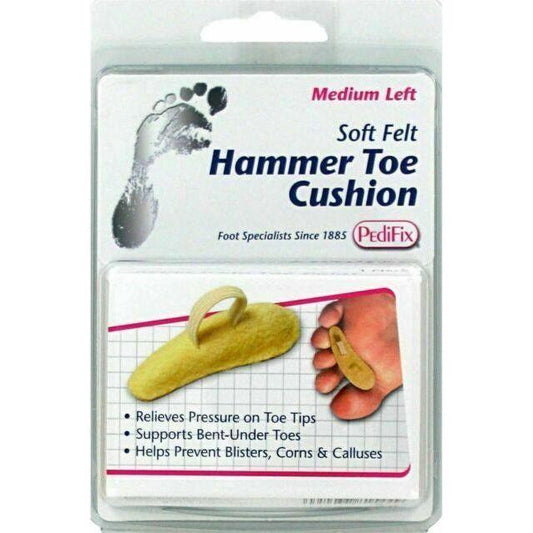 PediFix Hammer Toe Cushion Medium Left 1 ct Foot Care Pasteur Pharmacy