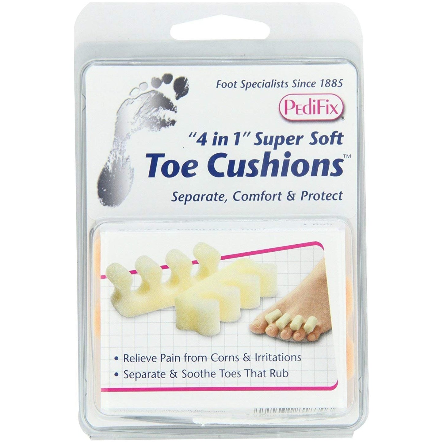 PediFix Toe Cushions One Size Fits Most 2 Each Toe Cushions Pasteur Pharmacy
