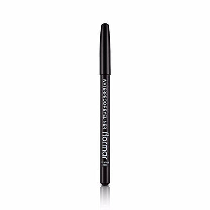 Delineador de ojos mate resistente al agua Flormar 101 Black Ice - Pigmentación intensa