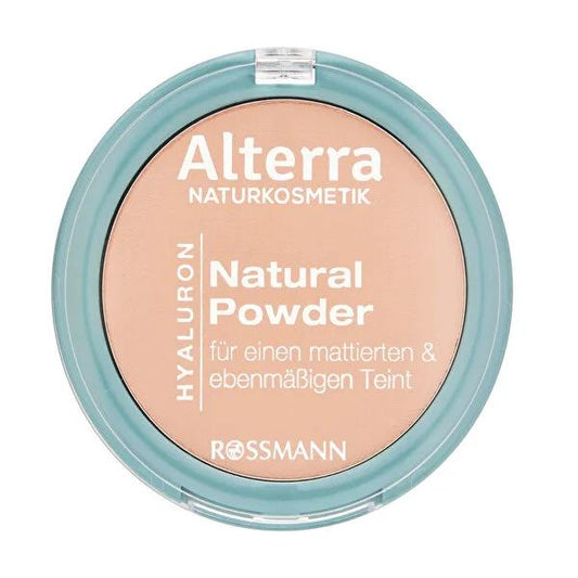 Alterra Makeup Powder - Natural Matte Finish with Hyaluronic Acid & Organic Hemp Seed Oil
