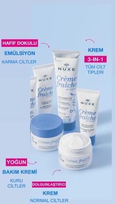 Nuxe Creme Fraiche De Beaute: Hydrating Face Cream for Dry Sensitive Skin - 48 Hour Moisture, Natural Radiance & Organic Argan Oil