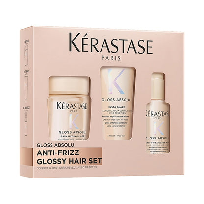 Set de descubrimiento Kérastase Gloss Absolu para cabello teñido, 3 piezas