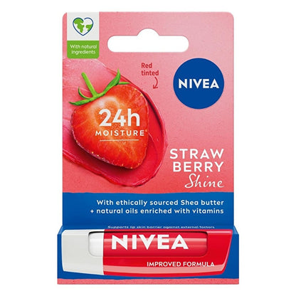 Baume à lèvres nourrissant Nivea avec hydratation 24h - Baume à lèvres sans huile minérale