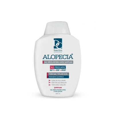 Shampooing aux plantes anti-chute Alopecia 300 ml - Solution naturelle pour la pousse et le renforcement des cheveux