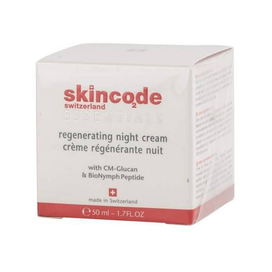 Crème de Nuit Régénérante Skincode 50 ml - Soin Anti-Âge pour une Peau Nourrie