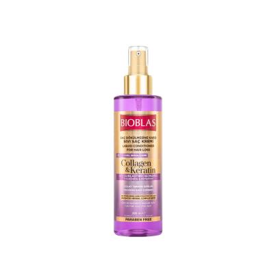 Crème capillaire liquide Bioblas Collagène + Kératine 200 ml - Soin nourrissant pour cheveux fins