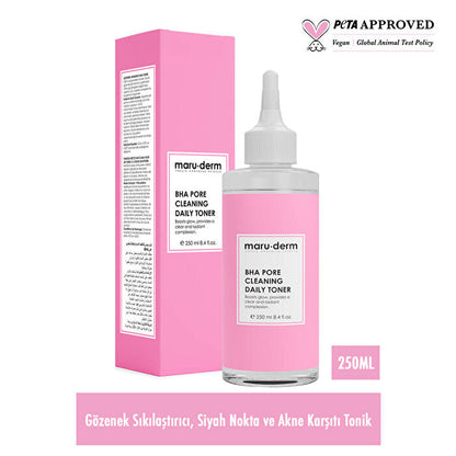 Tónico de BHA - Minimizador de poros y tratamiento para el acné | Maruderm | 8.45 Fl Oz
