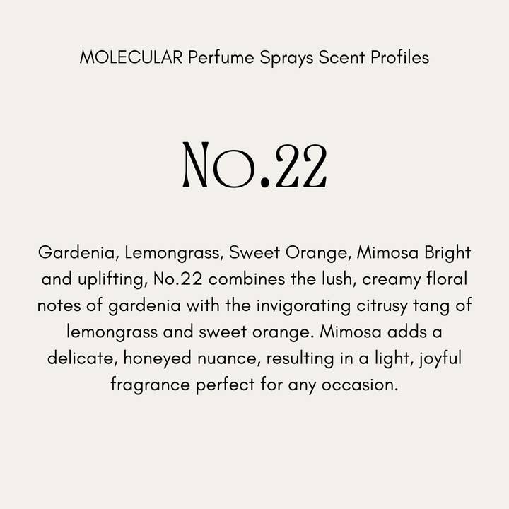 Buffalo Gal, MOLECULAR Clean Natural Perfume Sprays, 30ml/1oz