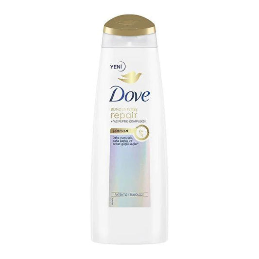 Shampooing Dove Bond Intense Repair : Complexe peptidique pour cheveux abîmés - Répare 3 ans de dommages, renforce et protège