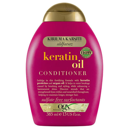 Acondicionador para el cabello OGX Biotin & Collagen: cabello más grueso, con más volumen y crecimiento acelerado - Aumenta el volumen y el brillo - 13 fl oz