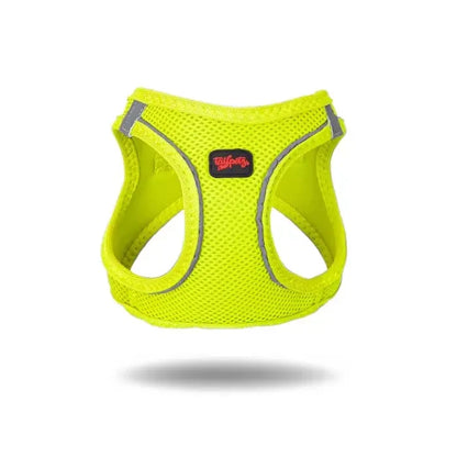 Arnés para perro TailPetz Air-Mesh transpirable color verde lima neón