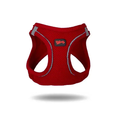 Arnés para perro TailPetz Air-Mesh, transpirable y cómodo, rojo