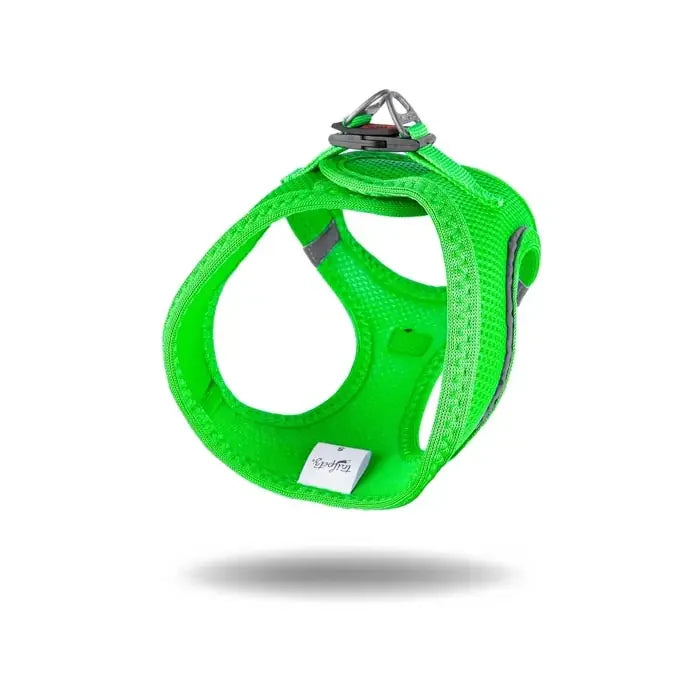 Tailpetz Air-Mesh Dog Harness Neon Green Breathable Mesh