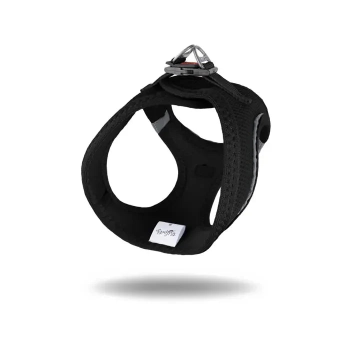 Harnais pour chien TailPetz Air-Mesh, confort respirant, noir