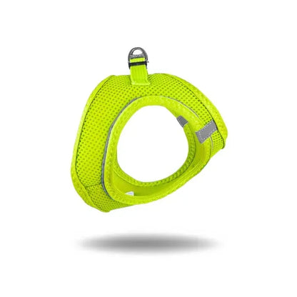 Arnés para perro TailPetz Air-Mesh transpirable color verde lima neón