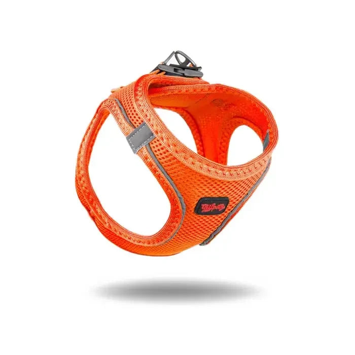 TailPetz Air-Mesh Dog Harness Breathable Neon Orange