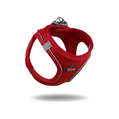 Arnés para perro TailPetz Air-Mesh, transpirable y cómodo, rojo