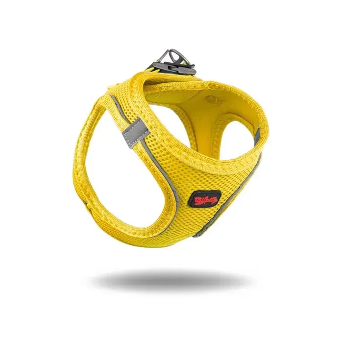 Tailpetz Air-Mesh Dog Harness Breathable Comfort Yellow Small