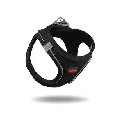 Harnais pour chien TailPetz Air-Mesh, confort respirant, noir