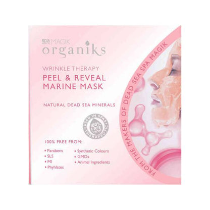 Mascarilla facial antiarrugas Dead Sea Spa Magik Organiks: cuidado de la piel natural, orgánico y antiarrugas