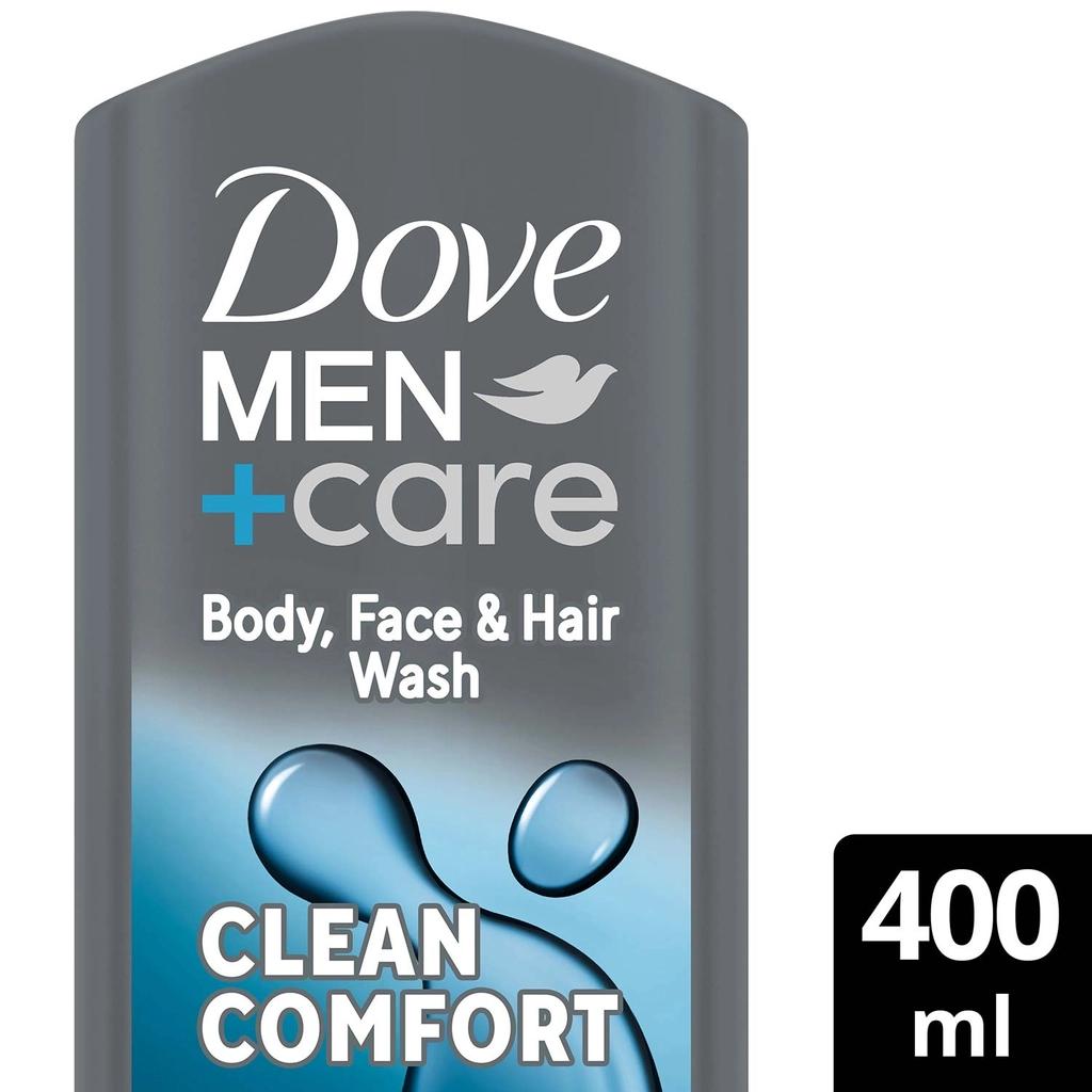 Dove Men +Care Clean Comfort Hydrating Body Wash 400 ml