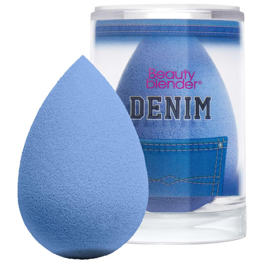 Beautyblender Denim Makeup Sponge: Achieve Flawless, Streak-Free Application with this Limited-Edition, Vegan & Cruelty-Free Blending Tool