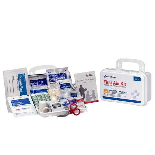 First Aid Kit (10-Person Capacity) with Manual, 1 Dispenser Box First Aid Kits Pasteur Pharmacy