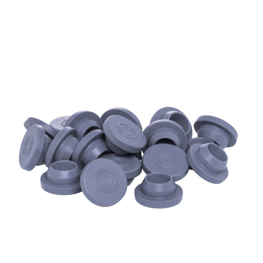 20mm Snap-On* (S-O) Chlorobutyl Vial Stopper, Gray (Pack of 1,000) Medical Supplies Pasteur Pharmacy