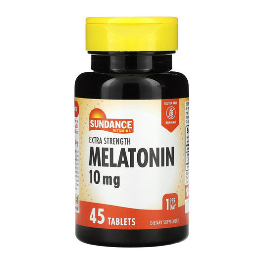 Sundance Vitamins Melatonin 10 Mg – 45 Tablets Vitamins & Supplements Pasteur Pharmacy