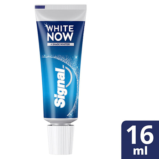 Pasta de dientes Signal White Now 16 ml - Blanqueamiento instantáneo | Tecnología de luz azul