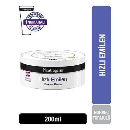 Crema Corporal Neutrogena Fórmula Noruega 200ml - Absorción Rápida