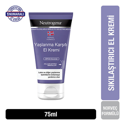 Crema de manos reafirmante Neutrogena Visibly Renew 75 ml - Fórmula Noruega