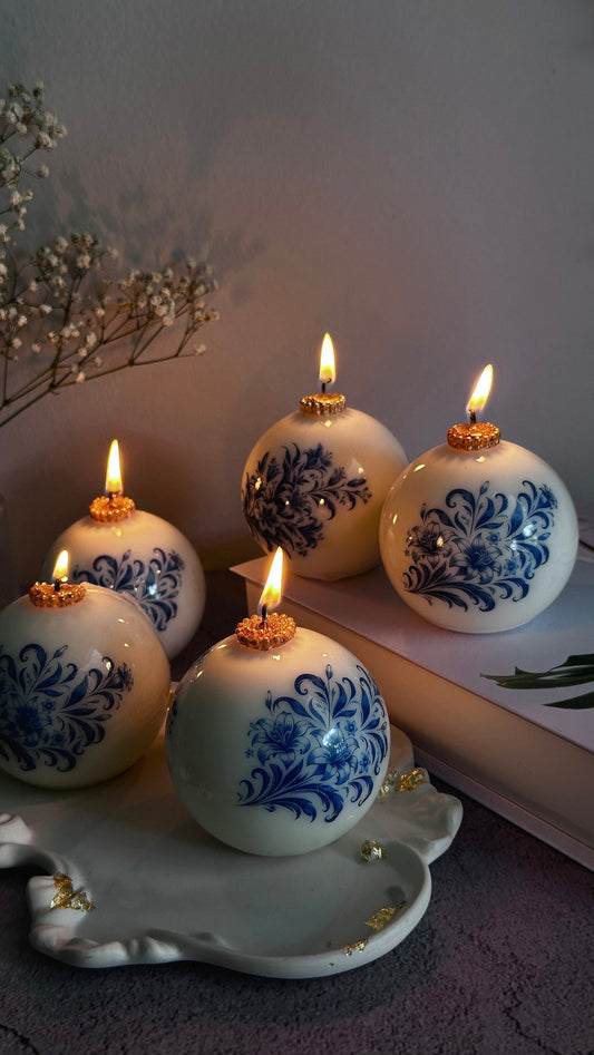 Christmas Candle in Gift Box 1pc | Vintage style Holiday decor | Xmas toile gift | unique christmas decorations Christmas Decoration Fragrant Nest