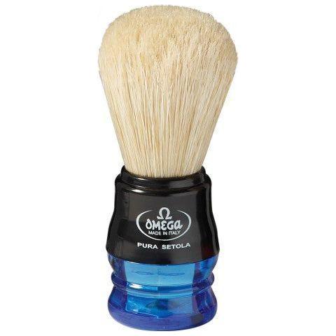 Omega S-Brush Model 100% Synthetic Multi Color #10077 Shaving Brush Pasteur Pharmacy
