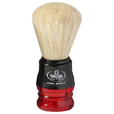 Omega S-Brush Model 100% Synthetic Multi Color #10077 Shaving Brush Pasteur Pharmacy