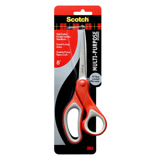 Scotch Scissors, Multi Purpose, 8 Inches Craft & Office Scissors Pasteur Pharmacy