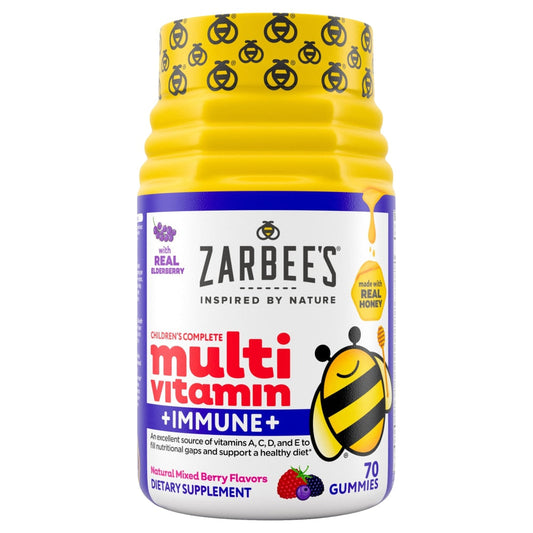 Zarbee's Children’s Multivitamin + Immune Support – 70 Mixed Berry Gummies Vitamins & Supplements Pasteur Pharmacy