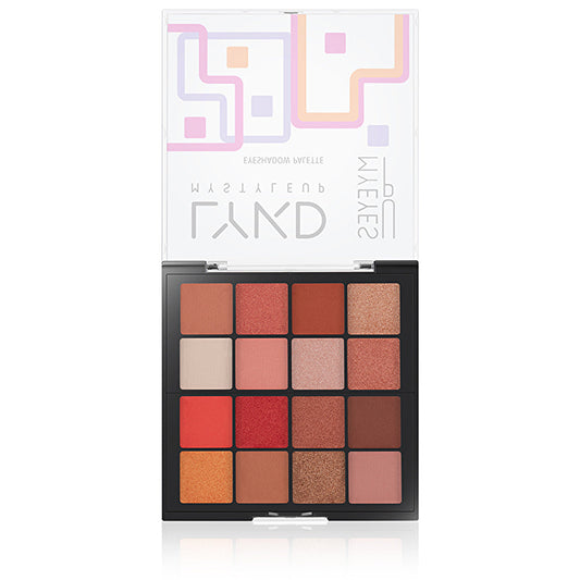 Paleta de sombras de ojos LYKD de 16 colores 300 Peachy Vibes - Tonos versátiles