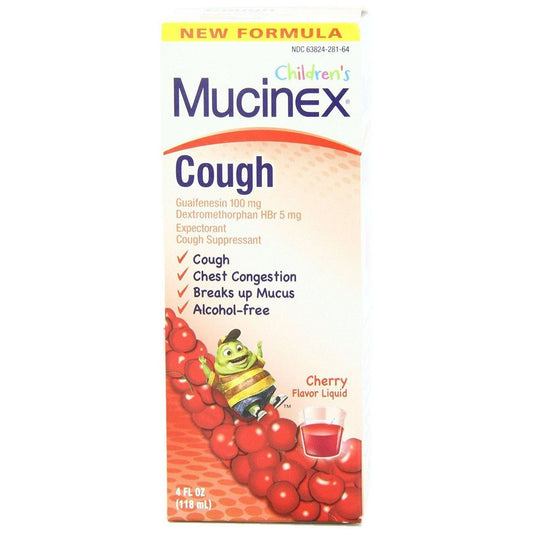 Mucinex® Children's Cough – Cherry Flavor (4 Fl Oz) Health & Beauty Pasteur Pharmacy