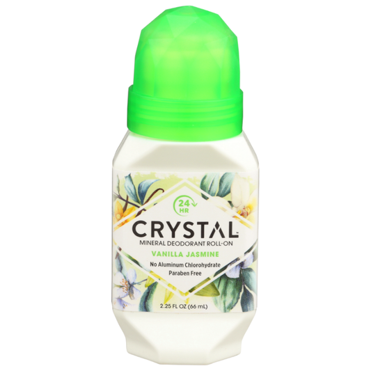 Crystal Essence Mineral Deodorant Roll On, Vanilla Jasmine 2.25 Oz Deodorant Pasteur Pharmacy