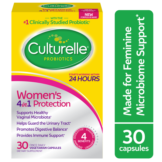Culturelle Probiotics, Women's Healthy Balance, 30 Once Daily Vegetarian Capsules 20 ct Vitamins & Supplements Pasteur Pharmacy