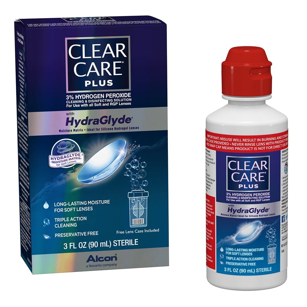 Clear Care® Plus with HydraGlyde® Cleaning & Disinfecting Solution (3 fl oz) Personal Care Pasteur Pharmacy