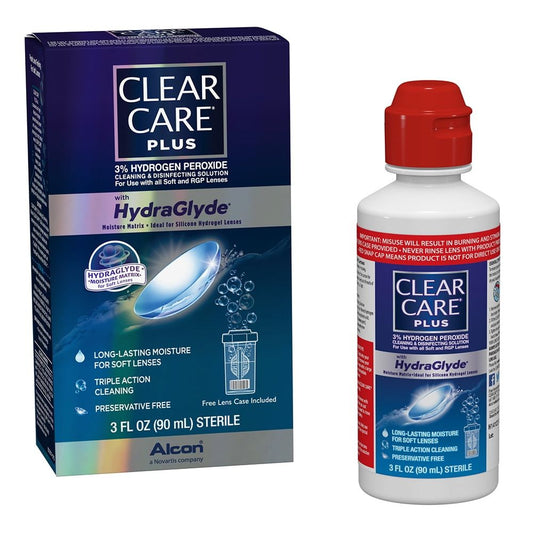 Clear Care® Plus with HydraGlyde® Cleaning & Disinfecting Solution (3 fl oz) Personal Care Pasteur Pharmacy