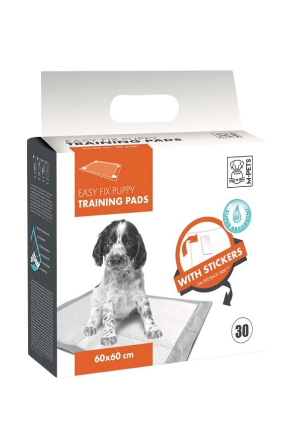 M-Pets Easy Fix Dog Training Pads Leak-Proof 60x60cm 30 Count