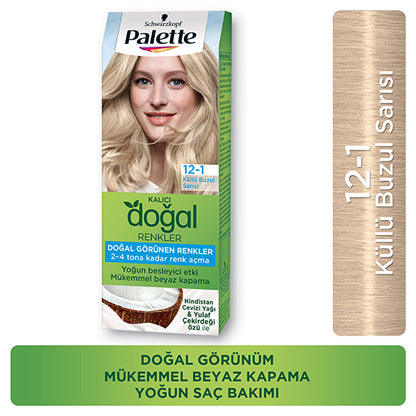 Tinte permanente para el cabello Palette Natural Color 12-1 Rubio cenizo hielo | 100 ml