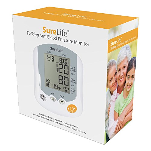 SureLife Talking Blood Pressure Monitor W/ Universal Cuff 860214 Blood Pressure Monitors Pasteur Pharmacy