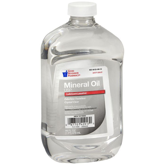 GNP Heavy Liquid Mineral Oil, 16 fl oz Bottle (Case of 12) Medicine & Drugs Pasteur Pharmacy