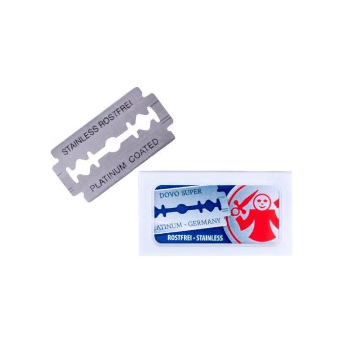 Dovo Super Razor 10 Blades for Safety Razor Platinum Stainless Solingen Germany Safety Razor Blades Pasteur Pharmacy