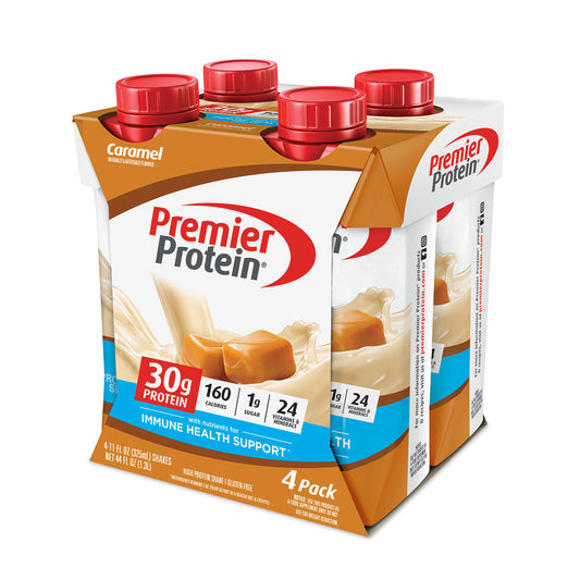 Premier Protein High Shake, Caramel, 4 Pack Nutrition Drinks & Shakes Pasteur Pharmacy