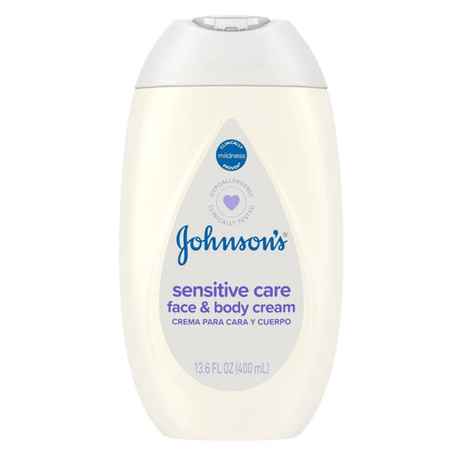 Johnson's Sensitive Care Baby Face And Body Cream - 13.5oz Bath & Body Pasteur Pharmacy